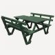 Sırt Dayamalı Piknik Masası